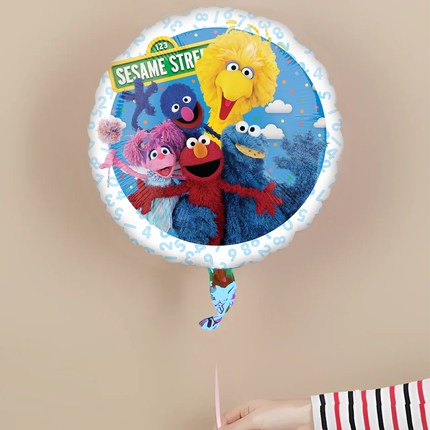 Sesame Street Elmo set component: Sesame Street Round Foil Balloon 18"