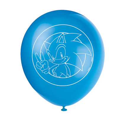 Sonic the Hedgehog Party Latex Balloons