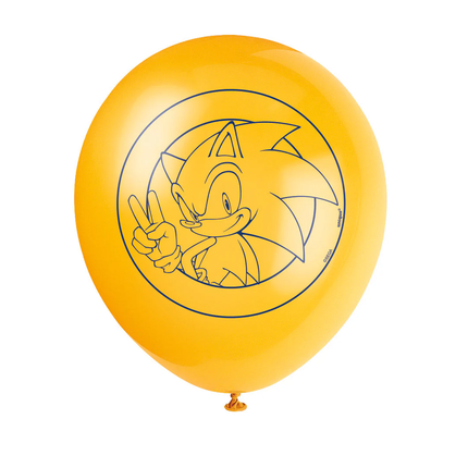 Sonic the Hedgehog Party Latex Balloons