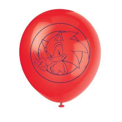 Sonic the Hedgehog Party Latex Balloons