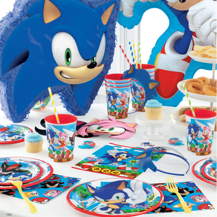 Sonic the Hedgehog Party Paper Luncheon Napkins 16 Ct.