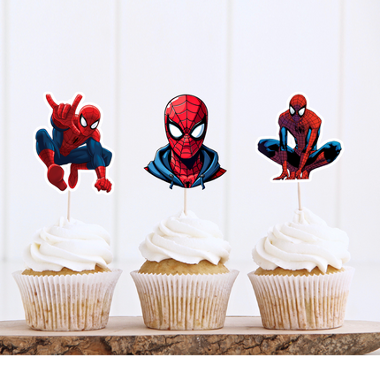 Spider-Man Cupcake Toppers 10 ct