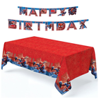 Spiderman Tablecloth and Spiderman Birthday Banner