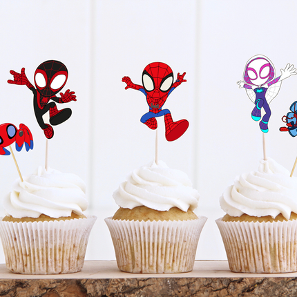 Spidey And His Amazing Friends Cupcake Toppers 10 ct