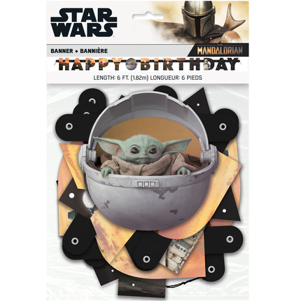 Star Wars The Child Happy Birthday Banner 6.5 ft