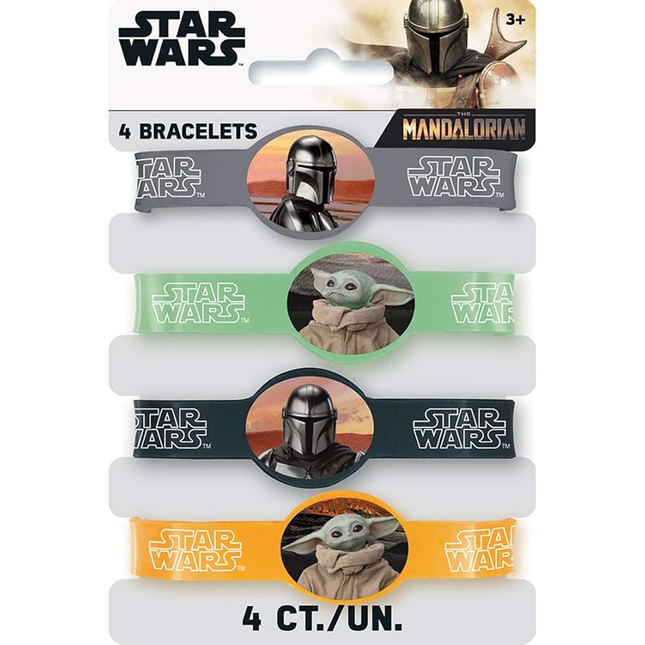 Star Wars The Mandalorian Baby Yoda Rubber Bracelets