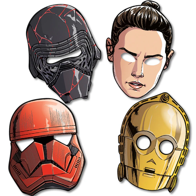 Star Wars Episode Party Masks 8 ct