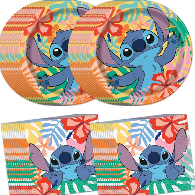 Stitch Plates and Napkins Set