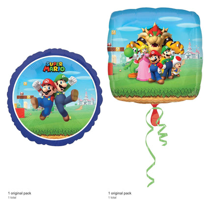 Super Mario Balloon Duo Set - included packs and quantities