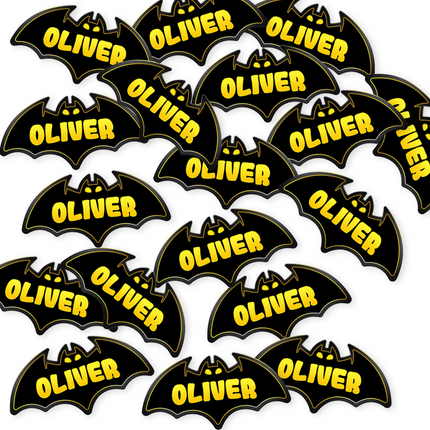 Superhero BatmanCustom Name Confetti Table Decorations 20 ct