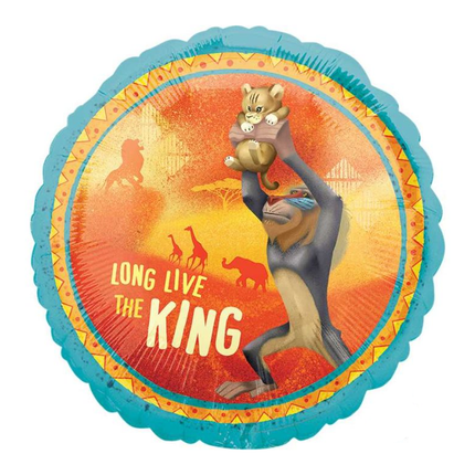 Lion King set component: The Lion King Round Foil Balloon 18"