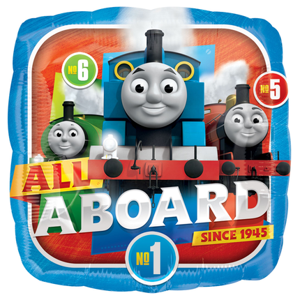 The Thomas the Train foil balloon included in this set