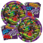 TMNT Dinner Plates and Napkins Set for 32 Guests - coordinated party set