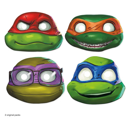 TMNT Party Masks, 16 Count Bundle - original package contents