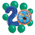 Toy Story 2nd birthday set main: number 2 foil, themed foil and 8 matching latex balloons