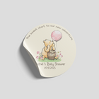 Winnie The Pooh Custom Baby Shower Stickers 2