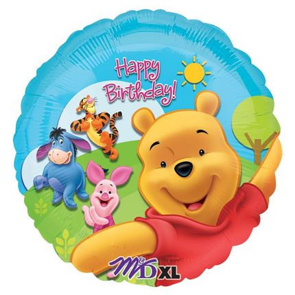 Winnie the Pooh Happy Birthday Foil Balloon 18"